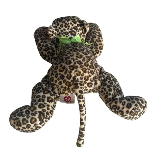 Ty SPECKLES Leopard Pillow Pals Plush 1996 Stuffed Animal 13" Soft Toy Beanie - Picture 4 of 9